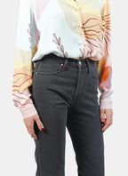 Chemise à motifs Céramic HELENE femme, CERAMIC, taille XS, porté par Claire (1m76) – photo 5