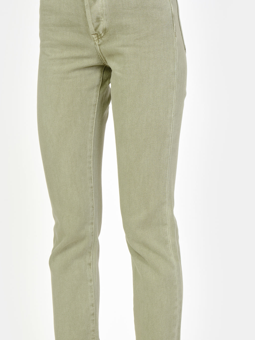 Jean mom kaki PATRICIA femme, KAKI, taille 25, porté par Amanda (1m76) – photo 5