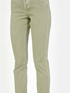 Jean mom kaki PATRICIA femme, KAKI, taille 25, porté par Amanda (1m76) – photo 5