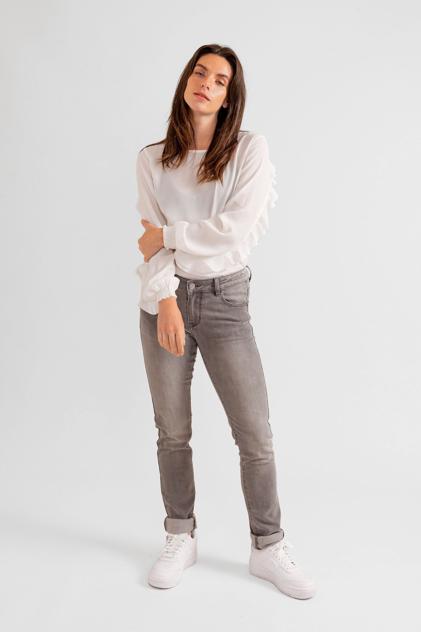 Jean slim gris ENA – JEANS - Main Image