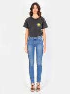 Jean slim bleu ENA femme, BLUE JEANS, taille 25, porté par Amanda (1m76) – photo 2