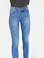 Jean slim bleu ENA femme, BLUE JEANS, taille 25, porté par Amanda (1m76) – photo 5