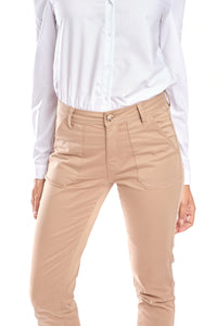 Pantalon chino camel SHARONE