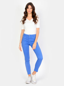 Pantalon chino bleu royal SHARONE